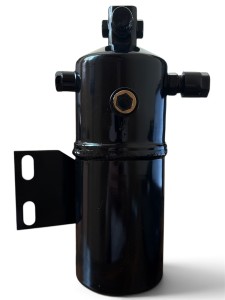 Filtr osuszacz klimatyzacji z uchwytem 76x225 mm, przyłącza G6 3/8" M, wejście czujnika 1/4" M