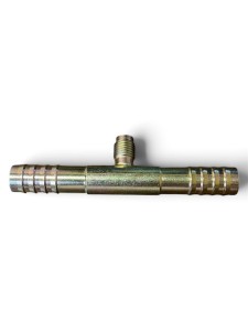 Łącznik G10 na wąż 13 mm z zaworem Schroedera STAL GREG-CAR