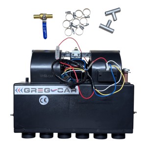 ZESTAW NAGRZEWNICA 404 WODNA 6,5 KW 12V Z ZAWOREM